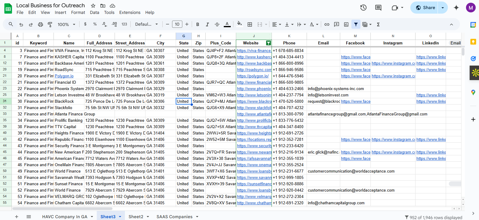Google Map Scraping